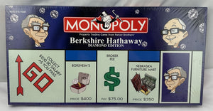 Berkshire Hathaway Diamond Edition Monopoly Game - 2005 - USAopoly - New/Sealed