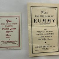 Rummy Card Game - 1942 - Parker Brothers - Good Condition