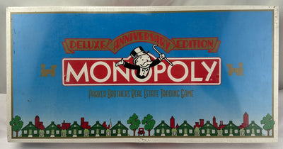 Deluxe Monopoly Game (White Box) - 1984/91 - Parker Brothers - New/Sealed