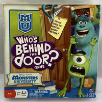 Who's Behind The Door Game? Monsters University - 2013 - Spin Master - Great Condition