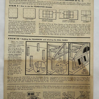 Girder and Panel Build A Home Set #15 - Complete - Very Good Condition