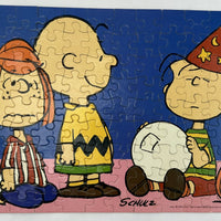 Charlie Brown Halloween 100 Pc Puzzle - 1966 - Milton Bradley - Very Good Condition