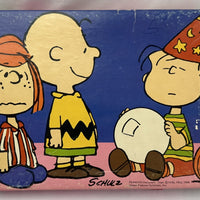 Charlie Brown Halloween 100 Pc Puzzle - 1966 - Milton Bradley - Very Good Condition