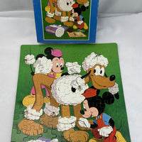 Disney Pluto 100 Pc Puzzle #4649 - 1970 - Whitman - Very Good Condition