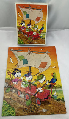 Disney Huey, Dewey, & Louie 100 Pc Puzzle - 1983 - Golden - Very Good Condition