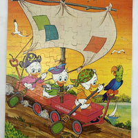 Disney Huey, Dewey, & Louie 100 Pc Puzzle - 1983 - Golden - Very Good Condition