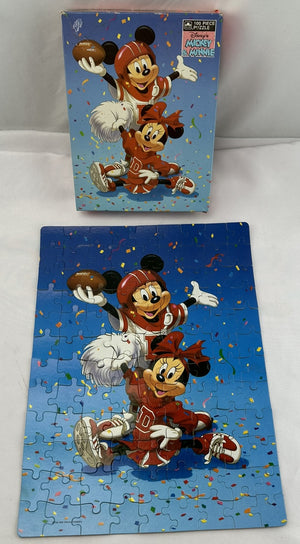 Disney Mickey & Minnie 100 Pc Puzzle - 1986 - Golden - Very Good Condition