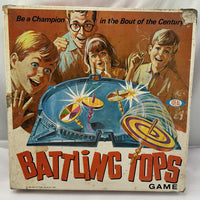 Battling Tops Game - 1968 - Ideal - Very Good Condition