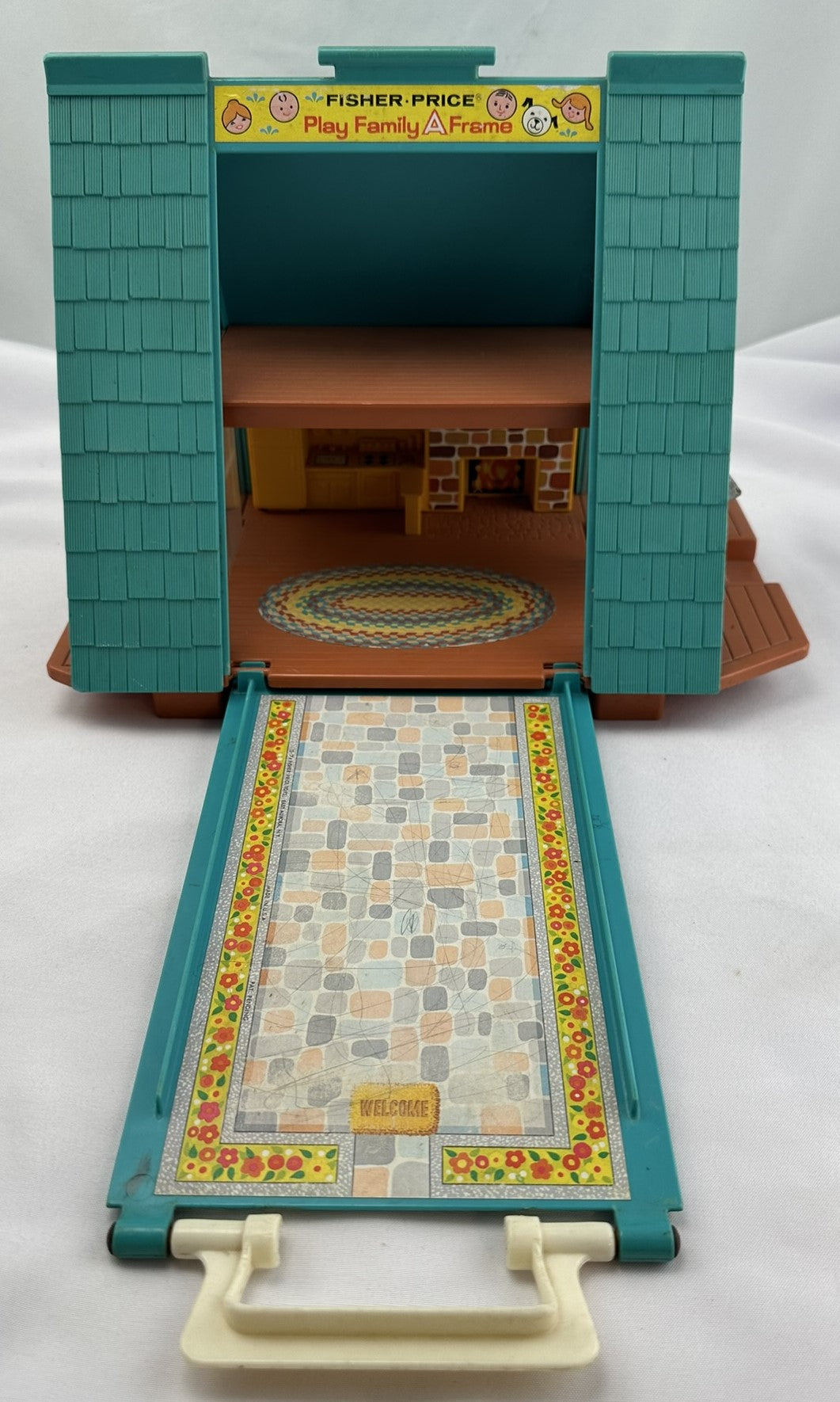 1974 Fisher Price Little A Frame House #990 - 1974 - Very Good Condition