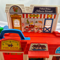 Fisher Price Little People Main Street #2500 in Box - 1986 - Great Condition