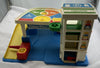 Fisher Price Little People Action Garage in Box - 1990 - Very Good Condition