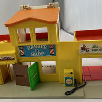 Fisher Price Play Family Village Main Street #997 - 1973 - Great Condition