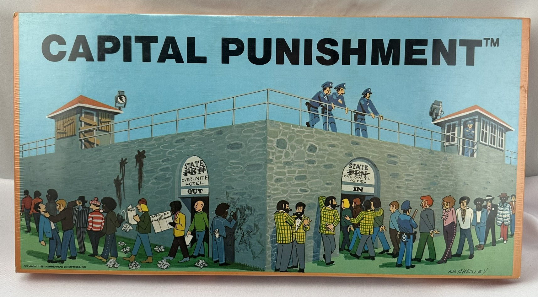 Capital Punishment Board Game - 1981 - Hammerhead Games - New/Sealed