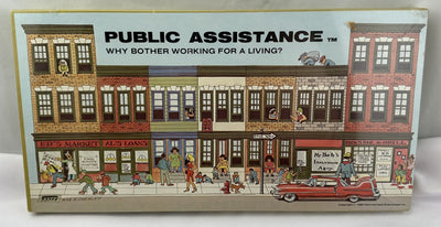 Public Assistance Board Game - 1980 - Hammerhead Games - New/Sealed