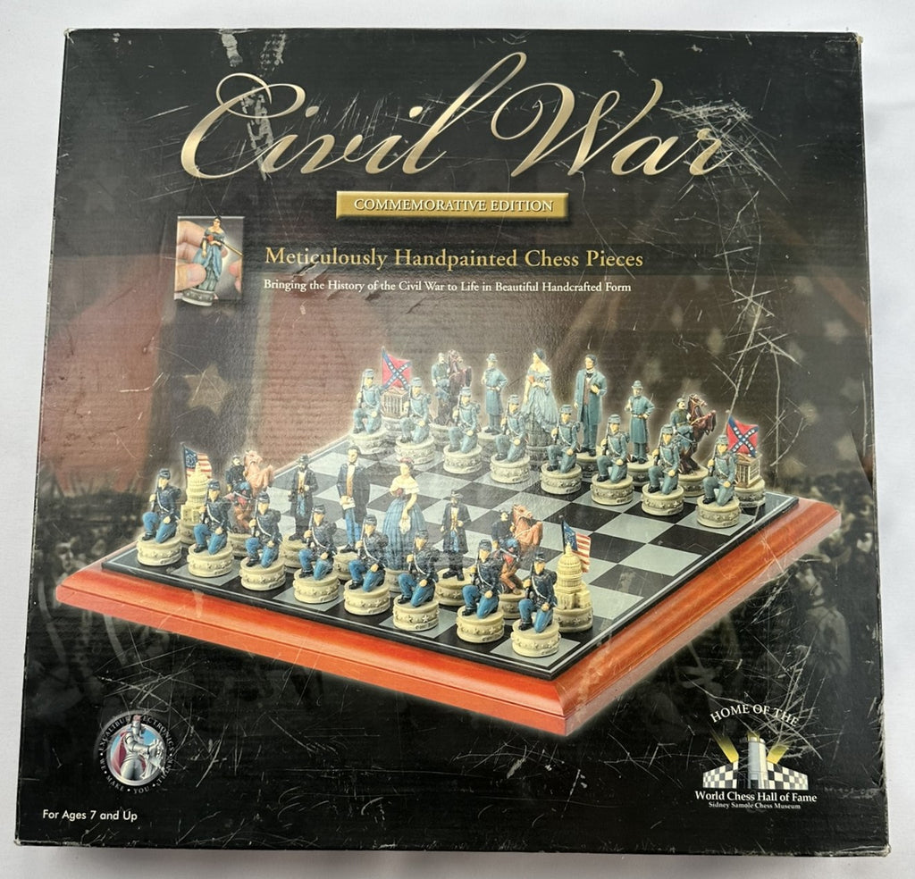 Civil War Chess Set Commemorative Edition - 2002 - Excalibur - New/Sealed