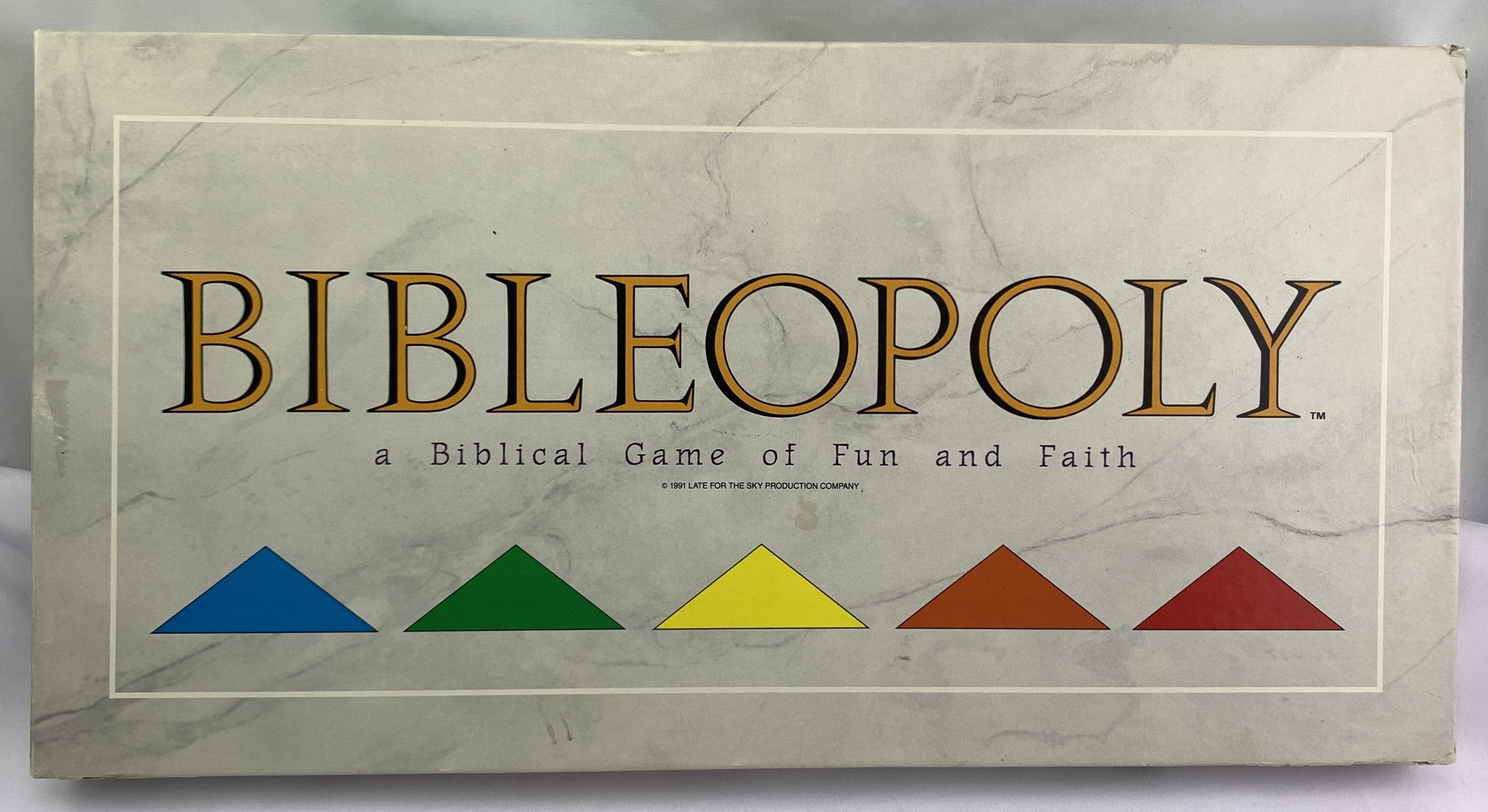 Bibleopoly Game - 1991 - Late for the Sky - Great Condition