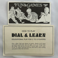 Dial & Learn Game - 1969 - 3M - Very Good Condition