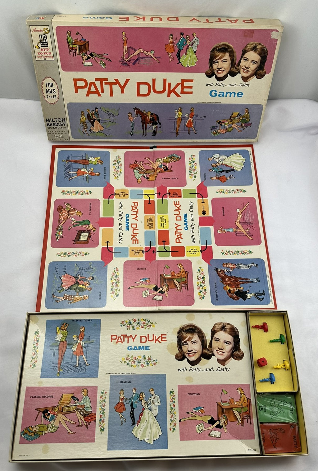 Patty Duke Game - 1963 - Milton Bradley - Great Condition