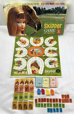 Skipper: Barbie's Little Sister Game - 1964 - Mattel - Great Condition