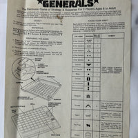 The Generals Electronic Strategy Game - 1980 - Ideal - Great Condition