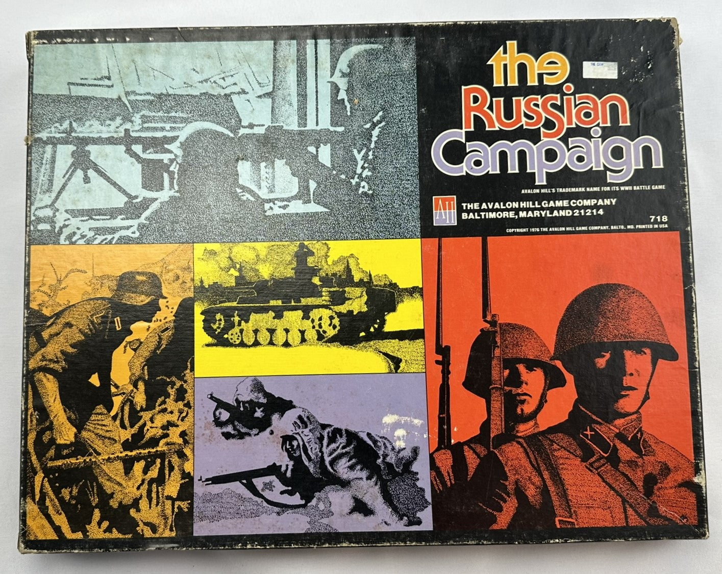 The Russian Campaign - 1976 - Avalon Hill - Very Good Condition