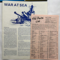 War at Sea Game - 1976 - Avalon Hill - Great Condition