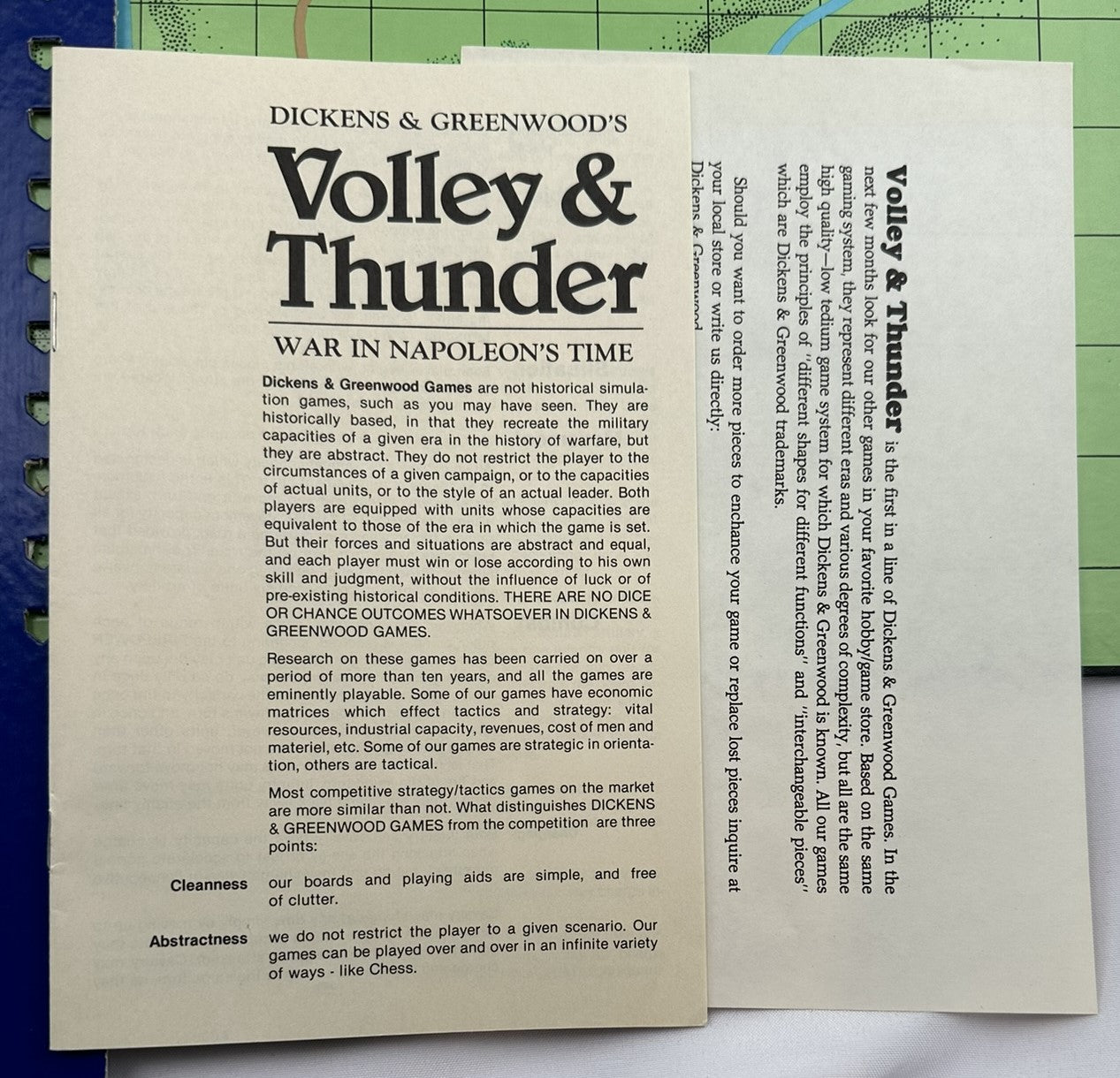 Volley and Thunder Game - 1981 - Dickens and Greenwood - Very Good Condition