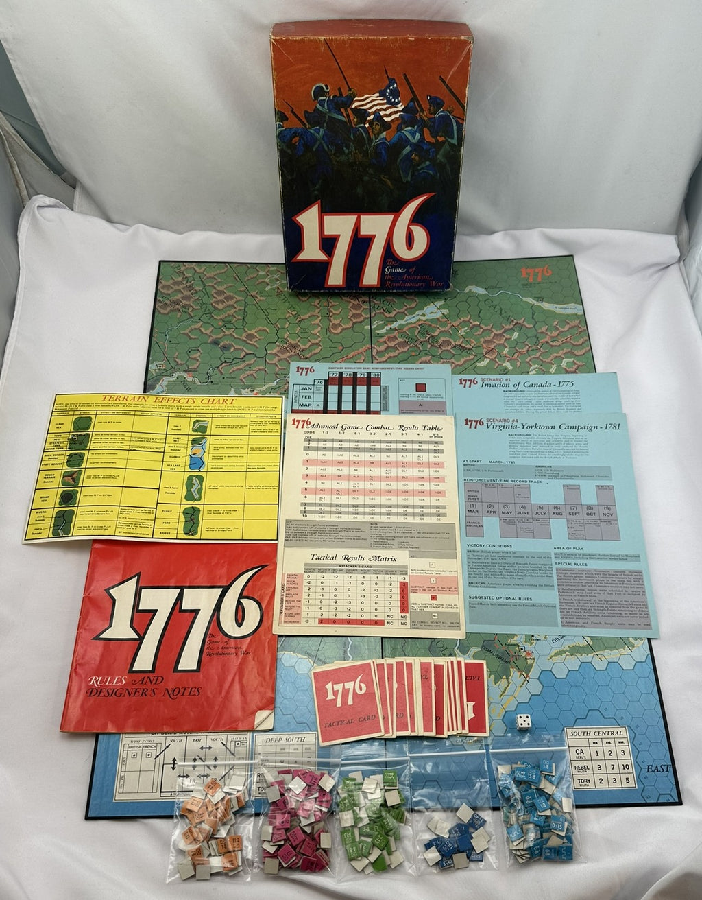 1776: The Game of the American Revolutionary War Game - 1976 - Avalon Hill - Very Good Condition