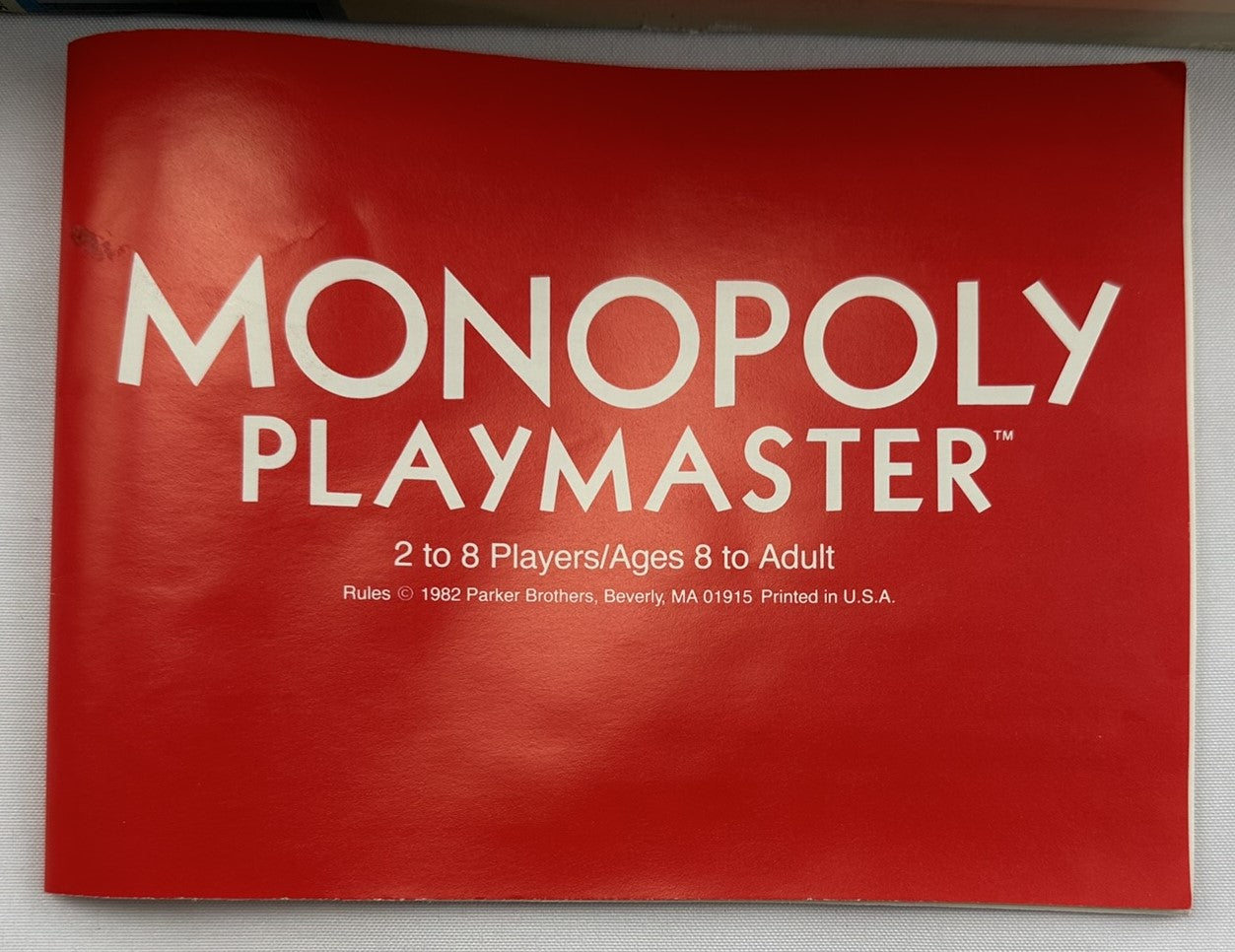 Monopoly Playmaster Game - 1982 - Parker Brothers - Great Condition