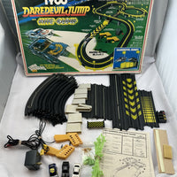 Tyco Daredevil Jump Nite Glow Race Track Slot Car - 1980 - Working - Complete