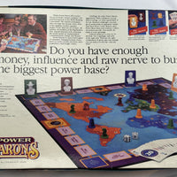 Power Barons Game - 1986 - Milton Bradley - Great Condition