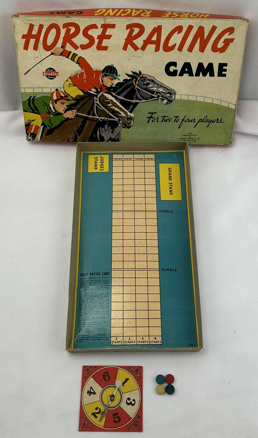 Horse Racing Game - 1940 - Milton Bradley - Good Condition