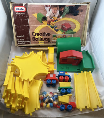 Creative Railway Set - 1985 - Little Tikes - Great Condition