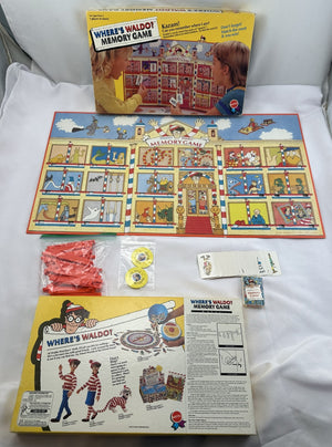 Where's Waldo Memory Game - 1991 - Mattel - Great Condition