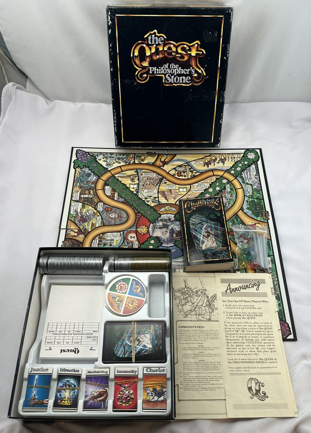 The Quest of the Philosopher's Stone Game - 1986 - Great Condition