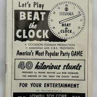 Beat the Clock Game - 1954 - Lowell Toys - Great Condition