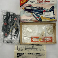 Nichimo 1:72 Scale Mitsubishi J2M3 Raiden Model Kit - Nichimo - Partially Assembled