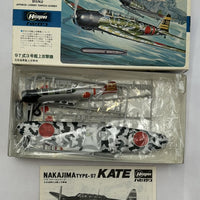 Hasegawa 1:72 Scale Nakajima B5N2 Kate Model Kit - Hasegawa - Partially Assembled