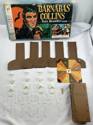 Barnabas Collins Dark Shadows Game - 1969 - Milton Bradley - Good Condition