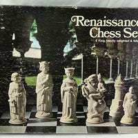 Renaissance Chessmen Chess Set - 1974 - E.S. Lowe - Very Good Condition