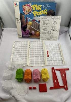 Pig Pong Game - 1986 - Milton Bradley - Great Condition