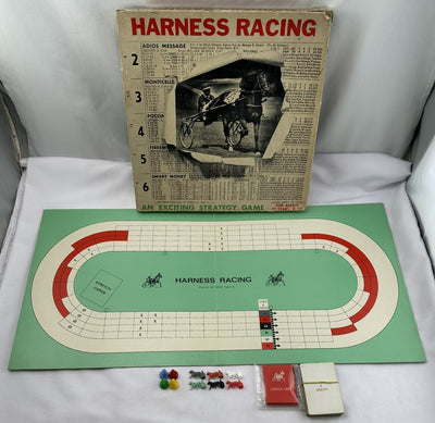 Home Stretch Harness Racing Game Horse Racing Game - 1967 - ES Lowe - Good Condition