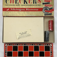 Checkers and Michigan Rummy Game - 1960 - Transogram - Never Played