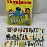 Sesame Street Dominoes - 1980 - Golden - Good Condition