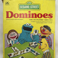 Sesame Street Dominoes - 1980 - Golden - Good Condition