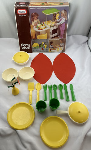 Party Ware - 1987 - Little Tikes - Great Condition