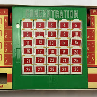 Concentration Game 2nd Edition - 1960 - Milton Bradley - Great Condition