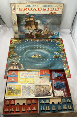 Broadside Game - 1962 - Milton Bradley - Good Condition