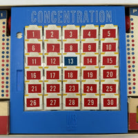 Concentration Game 6th Edition - 1965 - Milton Bradley - Great Condition