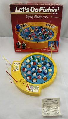 Lets Go Fishing Game - 1987 - Pressman - Great Condition